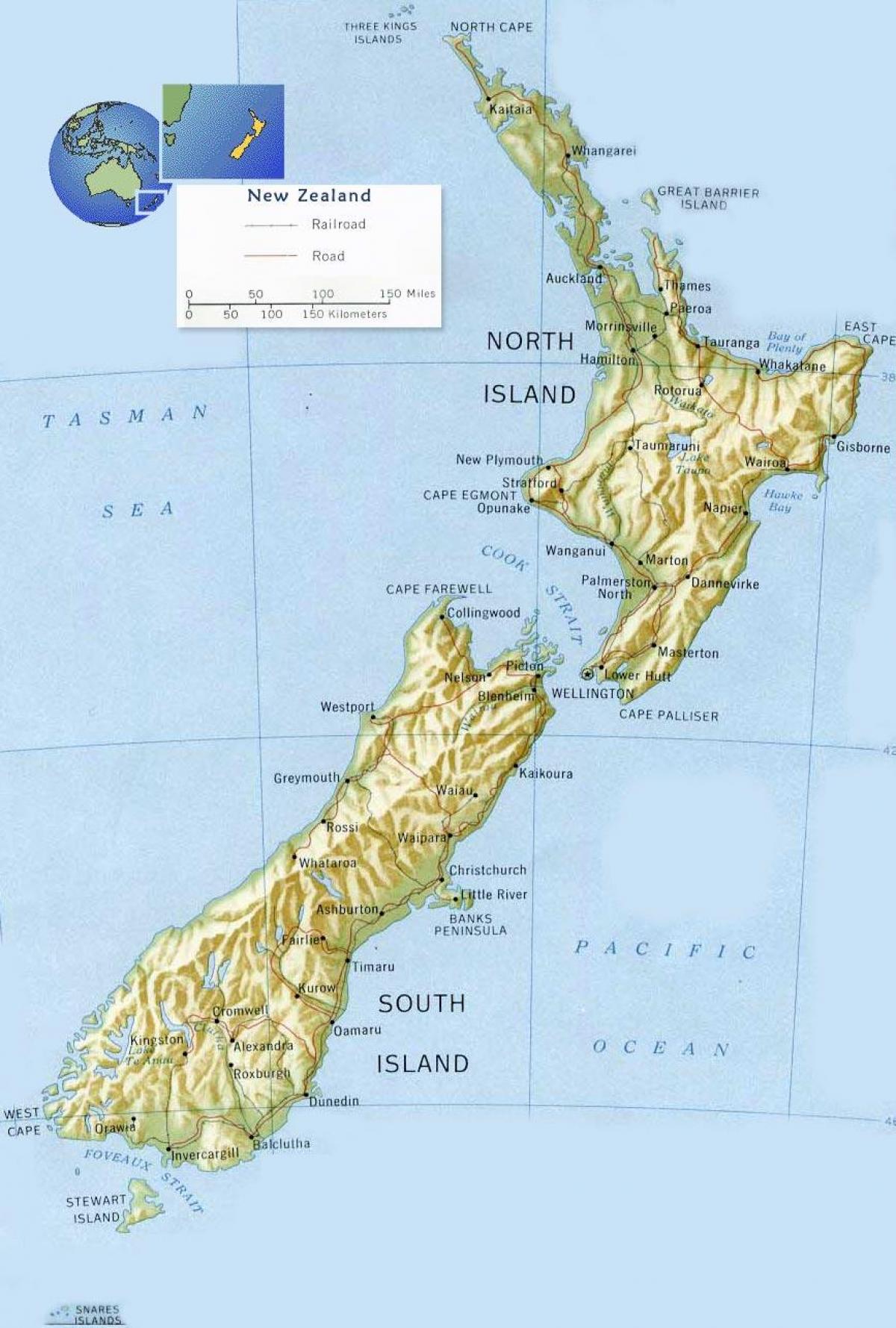 Веллингтон Новая Зеландия на карте
