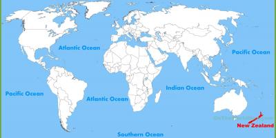 Новое расположение Зеландия на карте мира